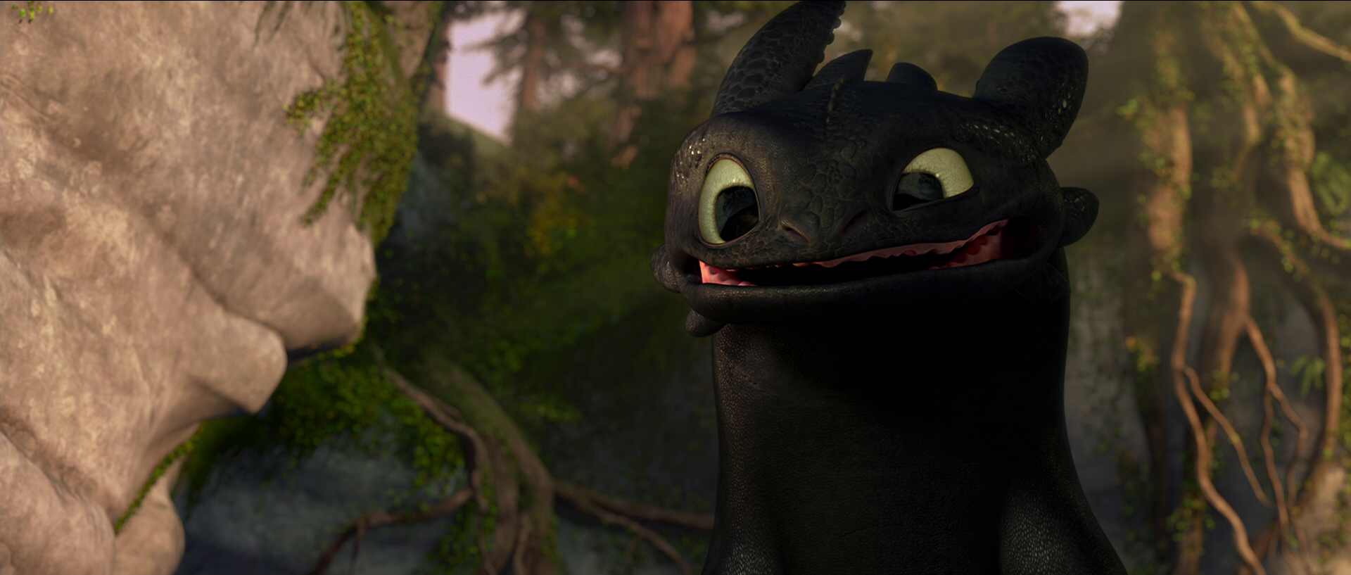 toothless dragon smile drawing