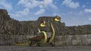 Hideous Zippleback can get confused with too much racket and loud noises.gif