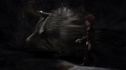 He shielded both Fishlegs and Hiccup with both of his wings.gif