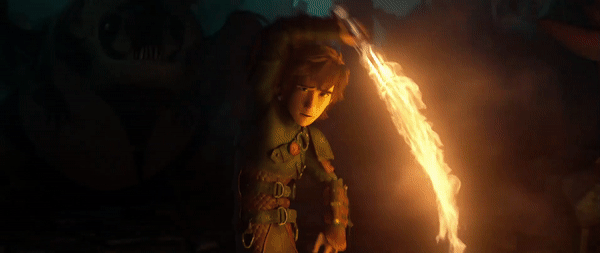 Dreamworks How to Train Your Dragon 2 Light-Up Dragon Blade with Sound USED