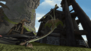 They were able to avoid being dragged off the roof by Toothless.gif