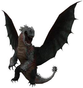 Red Death flying (transparent)