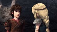 Astrid starting to answer Hiccup's question