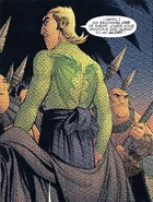 Calder revealing his tattoos