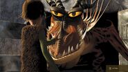 Httyd1 viking hiccup w hookfang gallery1