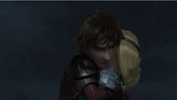 Hiccup hugging Astrid