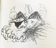 Stoick and Baggybum have a staring contest in How to Be a Pirate