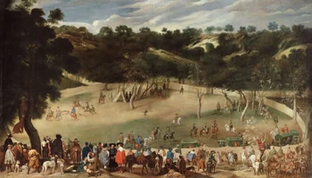 Cacería de jabalíes en El Hoyo o Tela Real