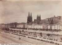 Burgos y torre del telégrafo nº 27. 1870. Desaparecida