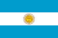 Flagge Argentinien