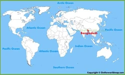 Bangladesch map