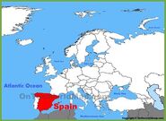 Spanienmap