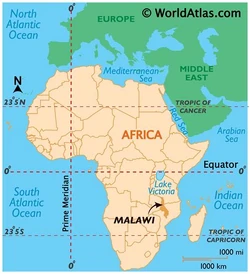 Malawi map