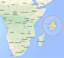 Mauritius map