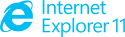 IE11 Logo w Wordmark