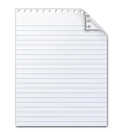 Icon of a TXT file.