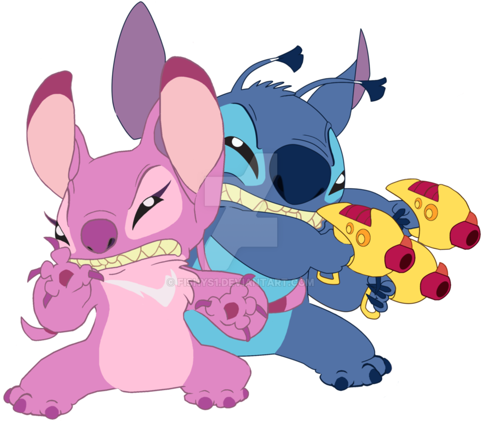 Cartoon Movie Stitch Her King Matching Couple Stainless Steel