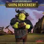 Кривоклык сидит слева от Сморкалы