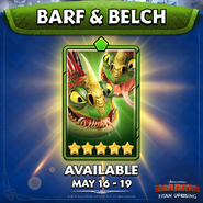 Barf AND bELCH AVAILABLE