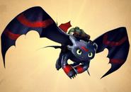 Trekking Toothless - costume