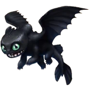 Маленький Беззубик в игре