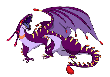 OC-GlowyCaveLizard-ScarfyWings