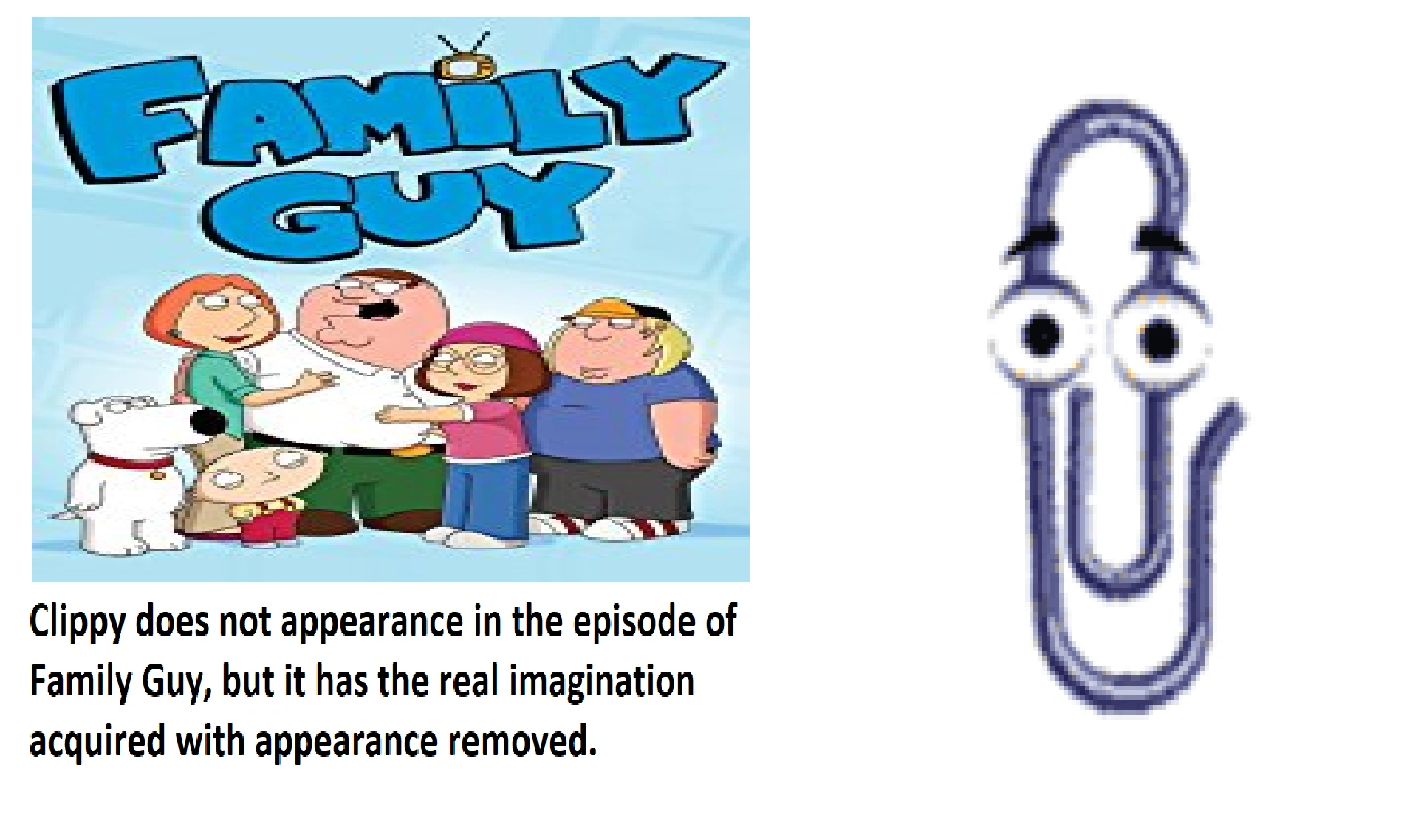 Clippy The Paperclip Family Guy