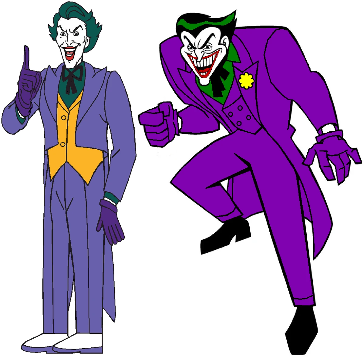 Joker (Super Powers Team) and Joker (Brave and the Bold) Hub Ideas