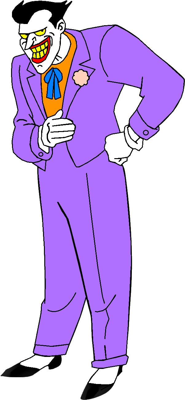 Joker (The Animated Series) Color Drawing | Hub Ideas Wiki | Fandom
