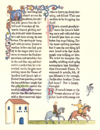 "Penric's Demon" Illuminated First Page (text by Lois McMaster Bujold, used with permission)