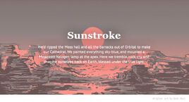 Sunstroke
