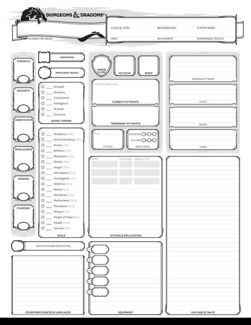 Vampire Character Sheet - Fill and Sign Printable Template Online