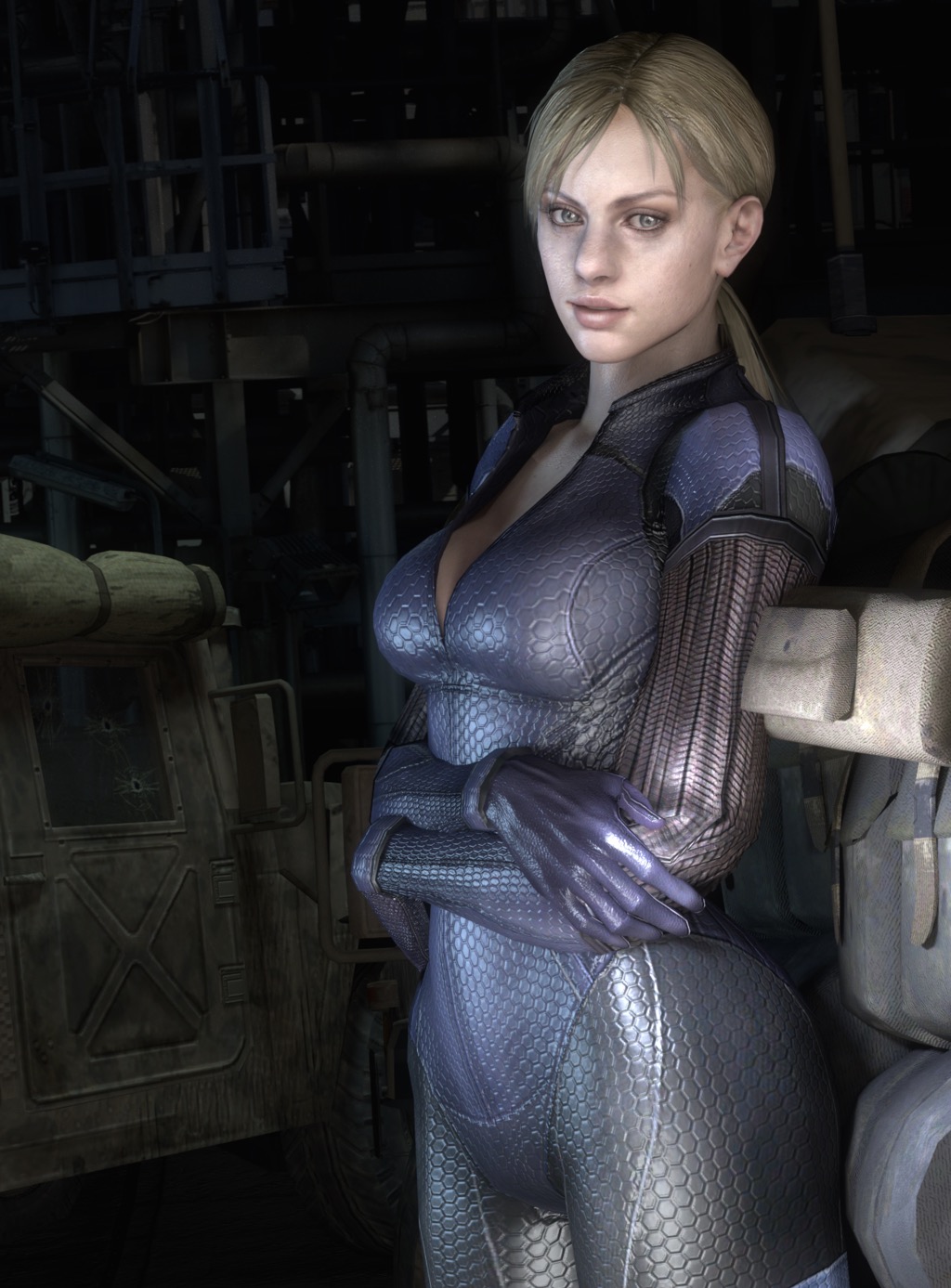 Jill Valentine(Brainwashed/Cloak)Resident Evil5 by xKamillox on