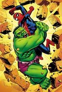 Hulk vs Spidey by Michael Golden