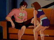 Jennifer comforting Bruce