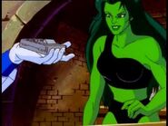 She Hulk flirts with Agent Gabriel of SHIELD
