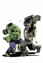 Grey hulk vs hulk