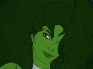 Jennifer briefly breaks the 4th wall by telling the audience what her transformation felt like