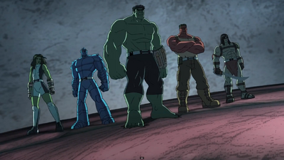 Skaar, Wiki Hulk and the Agentes of S.M.A.S.H.