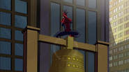 Spidey hurts by the bell