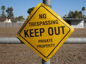 Keep out