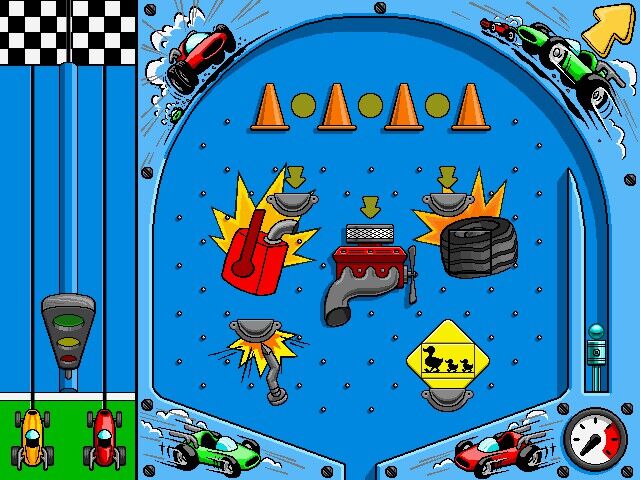 Space Race Pinball Game - Handheld Pinball Game - Walter Drake