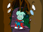 Pajama Sam Annoying the Trees