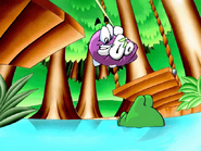 Putt-Putt swinging on the vine