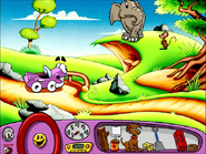 Putt-Putt, Baby Jambo and Giant Scary Mouse