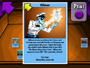 A trading card of Milkman.