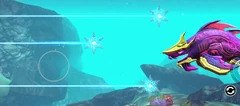 Abyssal Shark unleashes his Ice Lasers