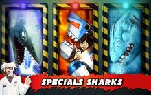 The Evo trio: The first 3 special sharks.