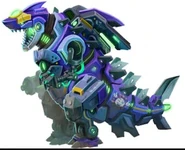 Mecha Sharkjira Concept Art