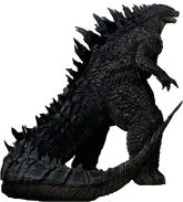 Godzilla, the kaiju that Sharkjira is based on
